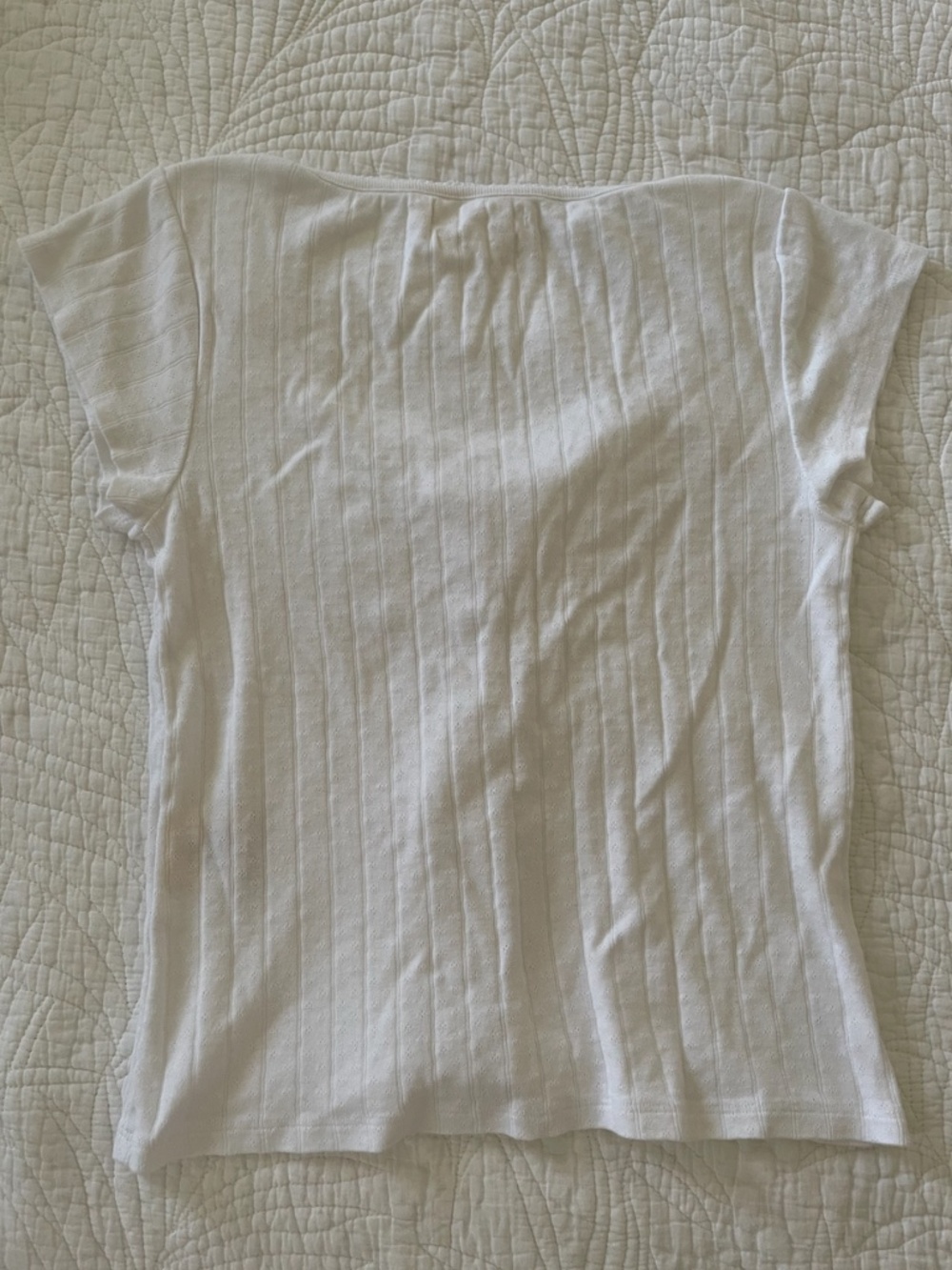 Christy Dawn Bridget Tee in Ivory Size S - Picture 5 of 8